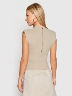 Morgan Γυναίκες Πουλόβερ 221-MCOLA Μπεζ Regular Fit -Εξοδος Morgan Κατάστημα unnamed file 1546