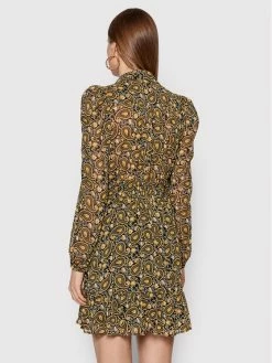 Morgan Γυναίκες Φορέματα σε Στυλ Πουκάμισο & Σεμιζιέ Φόρεμα πουκάμισο 221-ROSILA.F Κίτρινο Regular Fit -Εξοδος Morgan Κατάστημα unnamed file 1561