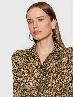 Morgan Γυναίκες Φορέματα σε Στυλ Πουκάμισο & Σεμιζιέ Φόρεμα πουκάμισο 221-ROSILA.F Κίτρινο Regular Fit -Εξοδος Morgan Κατάστημα unnamed file 1562