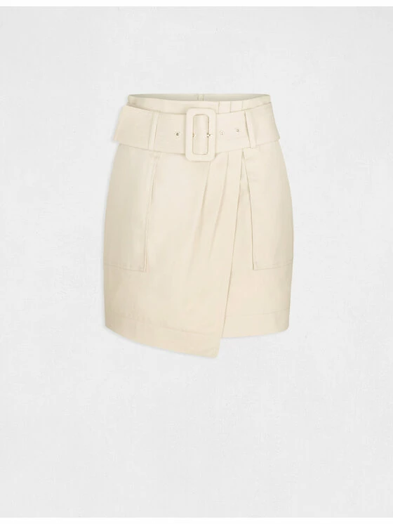 Morgan Γυναίκες Φούστα Mini 212-JAMY Μπεζ Regular Fit 7 Morgan Γυναίκες Φούστα Mini 212-JAMY Μπεζ Regular Fit - Image 5