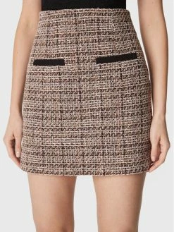 Morgan Γυναίκες Φούστα Mini 222-JOZI1.F Μπεζ Regular Fit