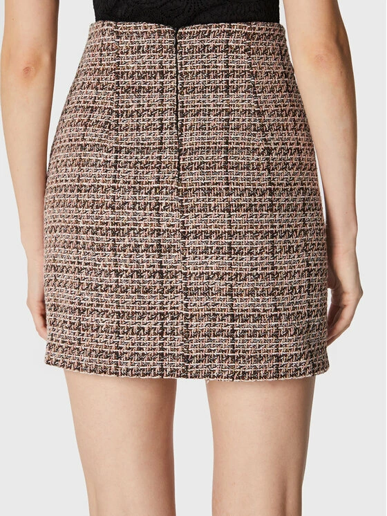 Morgan Γυναίκες Φούστα Mini 222-JOZI1.F Μπεζ Regular Fit 5 Morgan Γυναίκες Φούστα Mini 222-JOZI1.F Μπεζ Regular Fit - Image 3