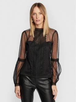 Morgan Γυναίκες Μπλουζάκια Μπλουζάκι 222-TOLBIA Μαύρο Regular Fit