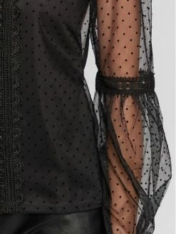 Morgan Γυναίκες Μπλουζάκια Μπλουζάκι 222-TOLBIA Μαύρο Regular Fit -Εξοδος Morgan Κατάστημα unnamed file 1647