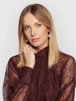 Morgan Γυναίκες Μπλουζάκια Μπλουζάκι 222-TINAEL Μπορντό Regular Fit -Εξοδος Morgan Κατάστημα unnamed file 1651