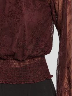 Morgan Γυναίκες Μπλουζάκια Μπλουζάκι 222-TINAEL Μπορντό Regular Fit -Εξοδος Morgan Κατάστημα unnamed file 1652