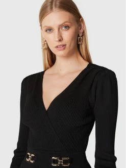 Morgan Γυναίκες Κοκτέιλ Φορέματα Φόρεμα κοκτέιλ 222-RMBIZ Μαύρο Slim Fit -Εξοδος Morgan Κατάστημα unnamed file 1666