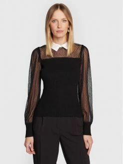 Morgan Γυναίκες Μπλουζάκια Μπλουζάκι 222-MZANA Μαύρο Regular Fit