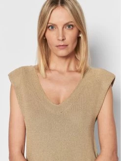 Morgan Γυναίκες Μπλουζάκια Μπλουζάκι 221-MSOLI Μπεζ Regular Fit -Εξοδος Morgan Κατάστημα unnamed file 1686