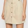 Morgan Γυναίκες Φούστα Mini 221-JELITA Μπεζ Regular Fit -Εξοδος Morgan Κατάστημα unnamed file 1698