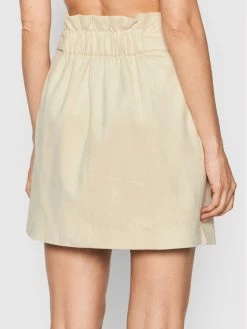 Morgan Γυναίκες Φούστα Mini 221-JELITA Μπεζ Regular Fit -Εξοδος Morgan Κατάστημα unnamed file 1700