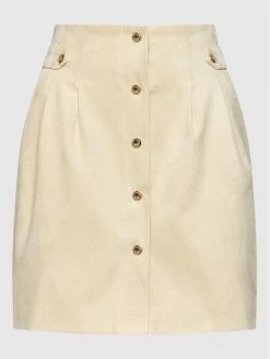 Morgan Γυναίκες Φούστα Mini 221-JELITA Μπεζ Regular Fit -Εξοδος Morgan Κατάστημα unnamed file 1702