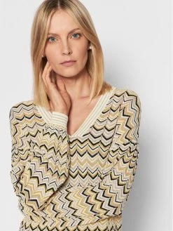 Morgan Γυναίκες Πουλόβερ 221-MFXI Μπεζ Regular Fit -Εξοδος Morgan Κατάστημα unnamed file 1706