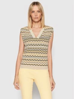 Morgan Γυναίκες Μπλουζάκια Μπλουζάκι 221-MBOGI Κίτρινο Regular Fit