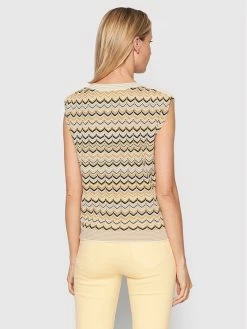 Morgan Γυναίκες Μπλουζάκια Μπλουζάκι 221-MBOGI Κίτρινο Regular Fit -Εξοδος Morgan Κατάστημα unnamed file 1715