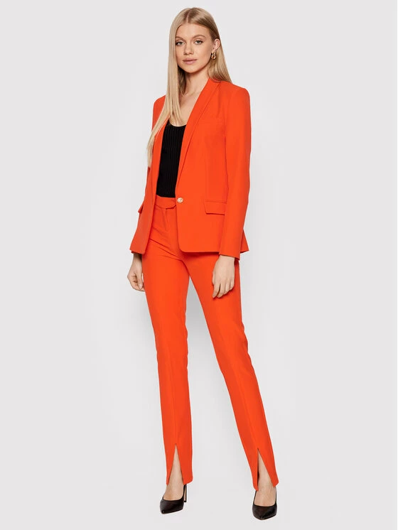 Morgan Γυναίκες Παντελόνια Chinos Παντελόνι Chino 221-PECREW.F Πορτοκαλί Regular Fit 4 Morgan Γυναίκες Παντελόνια Chinos Παντελόνι Chino 221-PECREW.F Πορτοκαλί Regular Fit - Image 2