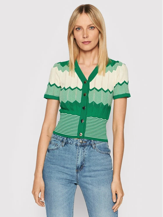 Morgan Γυναίκες Ζακέτες Ζακέτα 221-MRAY Πράσινο Slim Fit 3 Morgan Γυναίκες Ζακέτες Ζακέτα 221-MRAY Πράσινο Slim Fit