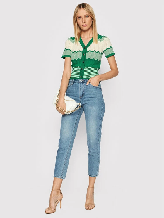 Morgan Γυναίκες Ζακέτες Ζακέτα 221-MRAY Πράσινο Slim Fit 4 Morgan Γυναίκες Ζακέτες Ζακέτα 221-MRAY Πράσινο Slim Fit - Image 2