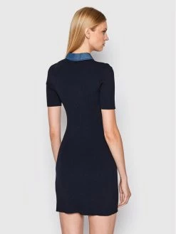 Morgan Γυναίκες Πλεκτά Φορέματα Φόρεμα υφασμάτινο 221-RMISA Σκούρο μπλε Slim Fit 9 Morgan Γυναίκες Πλεκτά Φορέματα Φόρεμα υφασμάτινο 221-RMISA Σκούρο μπλε Slim Fit -Εξοδος Morgan Κατάστημα unnamed file 1745