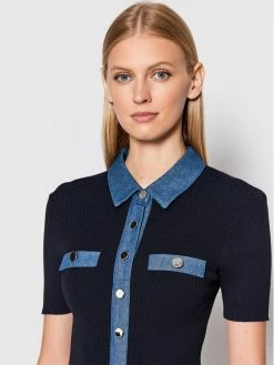 Morgan Γυναίκες Πλεκτά Φορέματα Φόρεμα υφασμάτινο 221-RMISA Σκούρο μπλε Slim Fit 10 Morgan Γυναίκες Πλεκτά Φορέματα Φόρεμα υφασμάτινο 221-RMISA Σκούρο μπλε Slim Fit -Εξοδος Morgan Κατάστημα unnamed file 1746