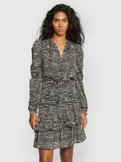 Morgan Γυναίκες Καθημερινά Φορέματα Φόρεμα καθημερινό 222-RDOTA.F Μαύρο Regular Fit