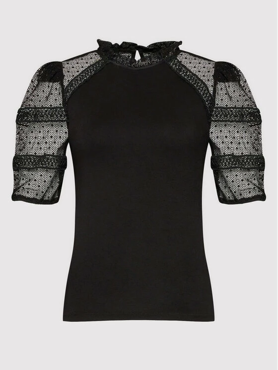 Morgan Γυναίκες Μπλουζάκια Μπλουζάκι 221-DETIC Μαύρο Regular Fit 7 Morgan Γυναίκες Μπλουζάκια Μπλουζάκι 221-DETIC Μαύρο Regular Fit - Image 5