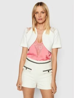 Morgan Γυναίκες Σακάκια & Μπλέιζερ Μπλέιζερ 221-VMARIA.F Λευκό Regular Fit