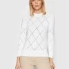 Morgan Γυναίκες Πουλόβερ 221-MJESY Λευκό Regular Fit