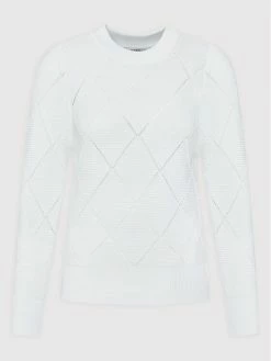 Morgan Γυναίκες Πουλόβερ 221-MJESY Λευκό Regular Fit -Εξοδος Morgan Κατάστημα unnamed file 1787