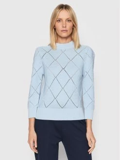 Morgan Γυναίκες Πουλόβερ 221-MJESY Μπλε Regular Fit