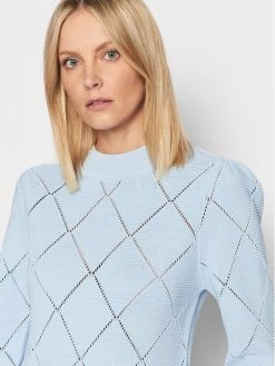 Morgan Γυναίκες Πουλόβερ 221-MJESY Μπλε Regular Fit -Εξοδος Morgan Κατάστημα unnamed file 1796