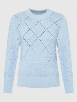 Morgan Γυναίκες Πουλόβερ 221-MJESY Μπλε Regular Fit -Εξοδος Morgan Κατάστημα unnamed file 1797