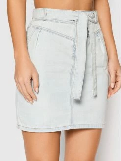 Morgan Γυναίκες Mini Φούστα τζιν 221-JSTAR Μπλε Regular Fit