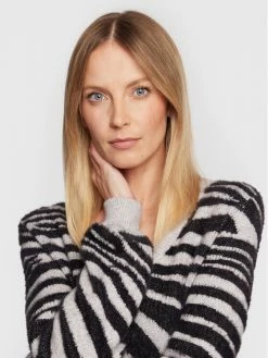 Morgan Γυναίκες Πουλόβερ 222-MSAFRAN Γκρι Regular Fit -Εξοδος Morgan Κατάστημα unnamed file 18