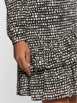 Morgan Γυναίκες Καθημερινά Φορέματα Φόρεμα καθημερινό 222-RDOTA.F Μαύρο Regular Fit -Εξοδος Morgan Κατάστημα unnamed file 180