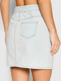 Morgan Γυναίκες Mini Φούστα τζιν 221-JSTAR Μπλε Regular Fit -Εξοδος Morgan Κατάστημα unnamed file 1800