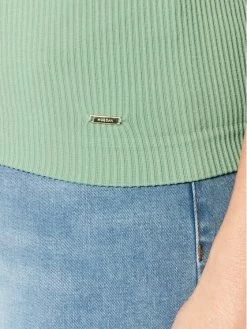 Morgan Γυναίκες Tops Τοπ 221-DAVEN1 Πράσινο Regular Fit -Εξοδος Morgan Κατάστημα unnamed file 1811