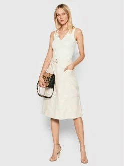 Morgan Γυναίκες Tops Τοπ 221-DAVEN1 Μπεζ Regular Fit -Εξοδος Morgan Κατάστημα unnamed file 1814