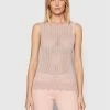 Morgan Γυναίκες Μπλουζάκια Μπλουζάκι 221-MFABI Ροζ Slim Fit -Εξοδος Morgan Κατάστημα unnamed file 1834