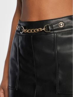 Morgan Γυναίκες Mini Φούστα από απομίμηση δέρματος 222-JCITY Μαύρο Regular Fit -Εξοδος Morgan Κατάστημα unnamed file 184