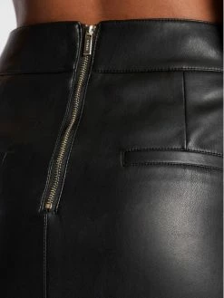 Morgan Γυναίκες Mini Φούστα από απομίμηση δέρματος 222-JCITY Μαύρο Regular Fit -Εξοδος Morgan Κατάστημα unnamed file 185