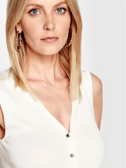 Morgan Γυναίκες Tops Τοπ 221-MJEN Μπεζ Slim Fit -Εξοδος Morgan Κατάστημα unnamed file 1862