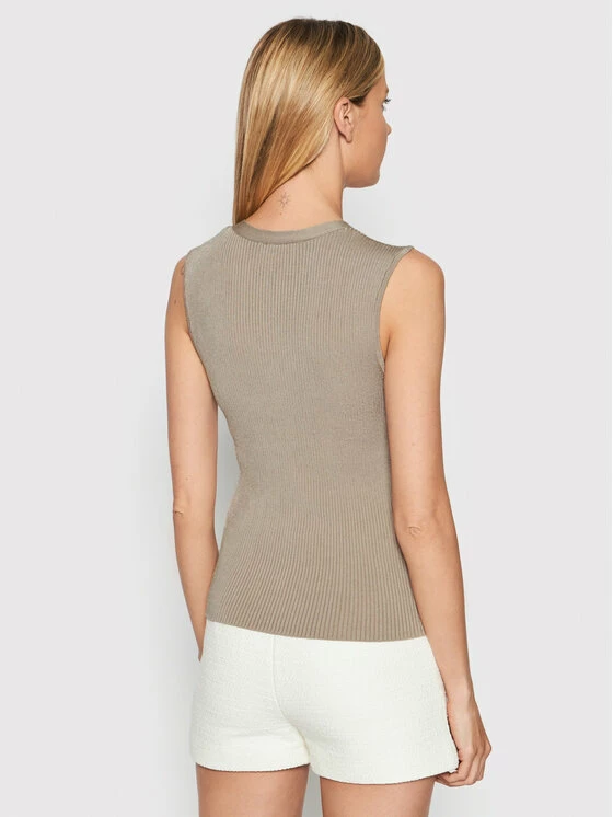 Morgan Γυναίκες Μπλουζάκια Μπλουζάκι 221-MJEN Μπεζ Slim Fit 5 Morgan Γυναίκες Μπλουζάκια Μπλουζάκι 221-MJEN Μπεζ Slim Fit - Image 3