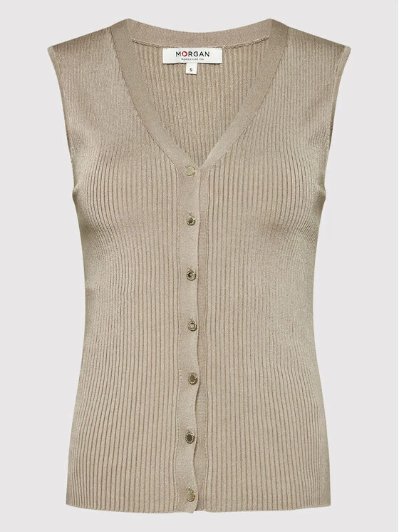 Morgan Γυναίκες Μπλουζάκια Μπλουζάκι 221-MJEN Μπεζ Slim Fit 7 Morgan Γυναίκες Μπλουζάκια Μπλουζάκι 221-MJEN Μπεζ Slim Fit - Image 5