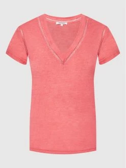 Morgan Γυναίκες T-shirts T-Shirt 221-DORA Ροζ Regular Fit -Εξοδος Morgan Κατάστημα unnamed file 1873