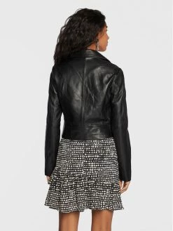 Morgan Γυναίκες Δερμάτινα Μπουφάν Μπουφάν δερμάτινο 222-GCUIR Μαύρο Regular Fit -Εξοδος Morgan Κατάστημα unnamed file 188