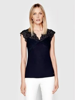 Morgan Γυναίκες Μπλουζάκια Μπλουζάκι 221-DENAMA Σκούρο μπλε Slim Fit