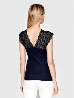 Morgan Γυναίκες Μπλουζάκια Μπλουζάκι 221-DENAMA Σκούρο μπλε Slim Fit -Εξοδος Morgan Κατάστημα unnamed file 1891