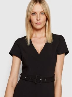 Morgan Γυναίκες Καθημερινά Φορέματα Φόρεμα καθημερινό 221-ROXANE Μαύρο Regular Fit -Εξοδος Morgan Κατάστημα unnamed file 1902