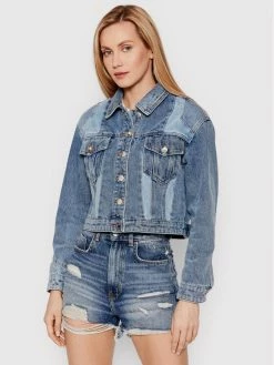 Morgan Γυναίκες Τζιν Μπουφάν Τζιν μπουφάν 221-VRISKA Σκούρο μπλε Regular Fit